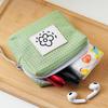 Cute Flowers Coin Purse Large Capacity Multipurpose Sanitary Pads Bag Lipstick Coin Cards Organizer Bag Pouch Women Girls
