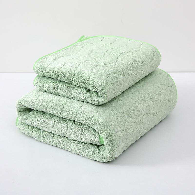 

Women s Pineapple Coral Fleece Bath Towel - Absorbent, Quick-Drying, Pure Cotton for Summer Home or Beach Use Single Layer Hair Drying Cap