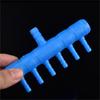 10Pcs Plastic Aquarium Air Splitter Fish Tank Hose Joint  for Fish Tank Air Pump Oxygenation