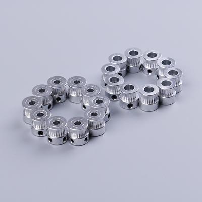 Practical 10Pcs Gt2 Timing Belt Pulley 20 Tooth Hole 5Mm 8Mm For Gt2 Timing Belt 2Gt Belt