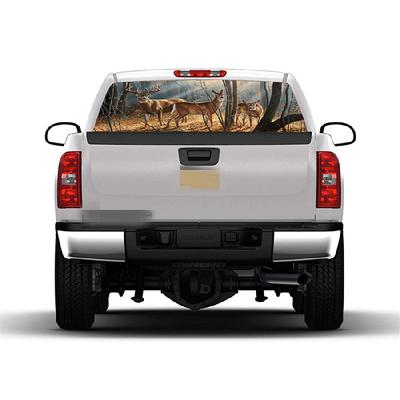 Stag Style Perforated Window Graphic Car Sticker
