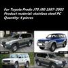For Toyota Prado J70 J90 1997-2002 J70 1990-1996 Accessories Shades Ventvisor Window Visors Weathershields Wind Rain Guard