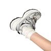 Scarpe Sportive Casual da Donna HuiLi con Suola Chunky Argentata - Stile Autunno/Inverno 2025