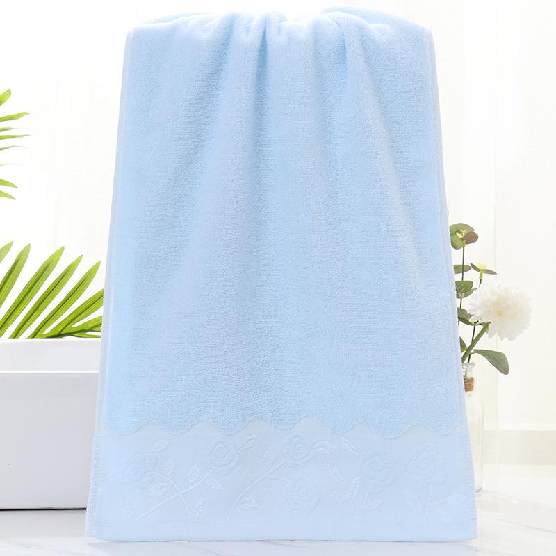 Pure Cotton Embroidered Jacquard Face Towel - Soft, Thick, Absorbent, Gift Box Included