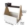 Parrot Tabletop Perch Lovebird Feeding Bowls Bird Toilet Stand With Bucket For Macaw Conure Budgies Zoo Aviaries Trainers Pet