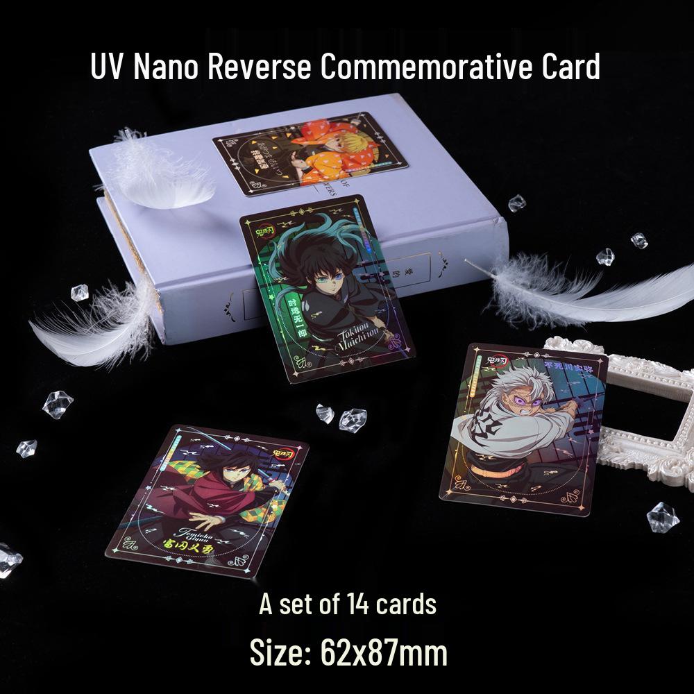 Demon Slayer UV Nano Reverse Commemorative Card – Exquisite Collectible Gift