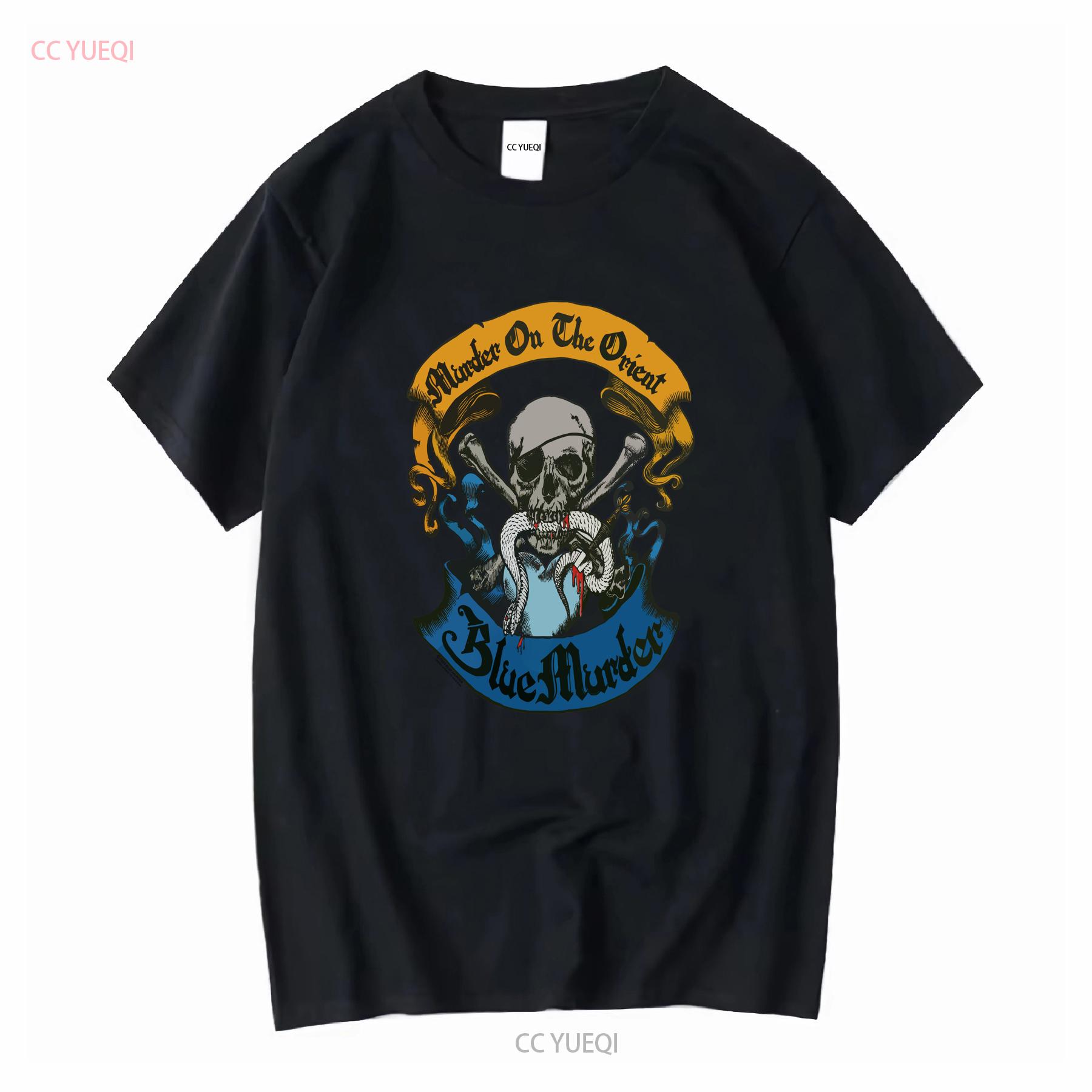 

BLUE MURDER John Sykes Power Trio T Shirt Full Size S 5XL 1T643 vintage Washed streetwear Soft designer clothes homme Casual 4XL