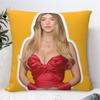 Pillow Case Sydney Sweeney Soft Pillow Cover Retro Trendy Cushion Cover Graphic Pillowcases For Sofa Car Home Decor