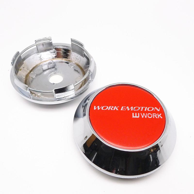 4pcs 65mm Car Wheel Hub Cover Center Caps for VS W Work Emotion X7 Racing Styling Badge Emblem Accessories