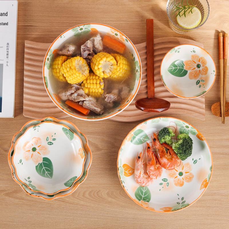 Zhis Nordische Keramik ZhiQiu Suppenschalen mit zwei Griffen