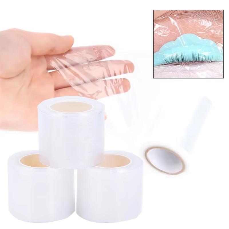 200m/Roll Clear Makeup Film Lip Eyebrow Tattoo Wrap Cover Eyelash Extension Glue Remover Lash Perm Lifting Film Microblade Tool