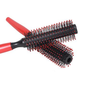 Peine de pelo con cepillo redondo de plástico profesional