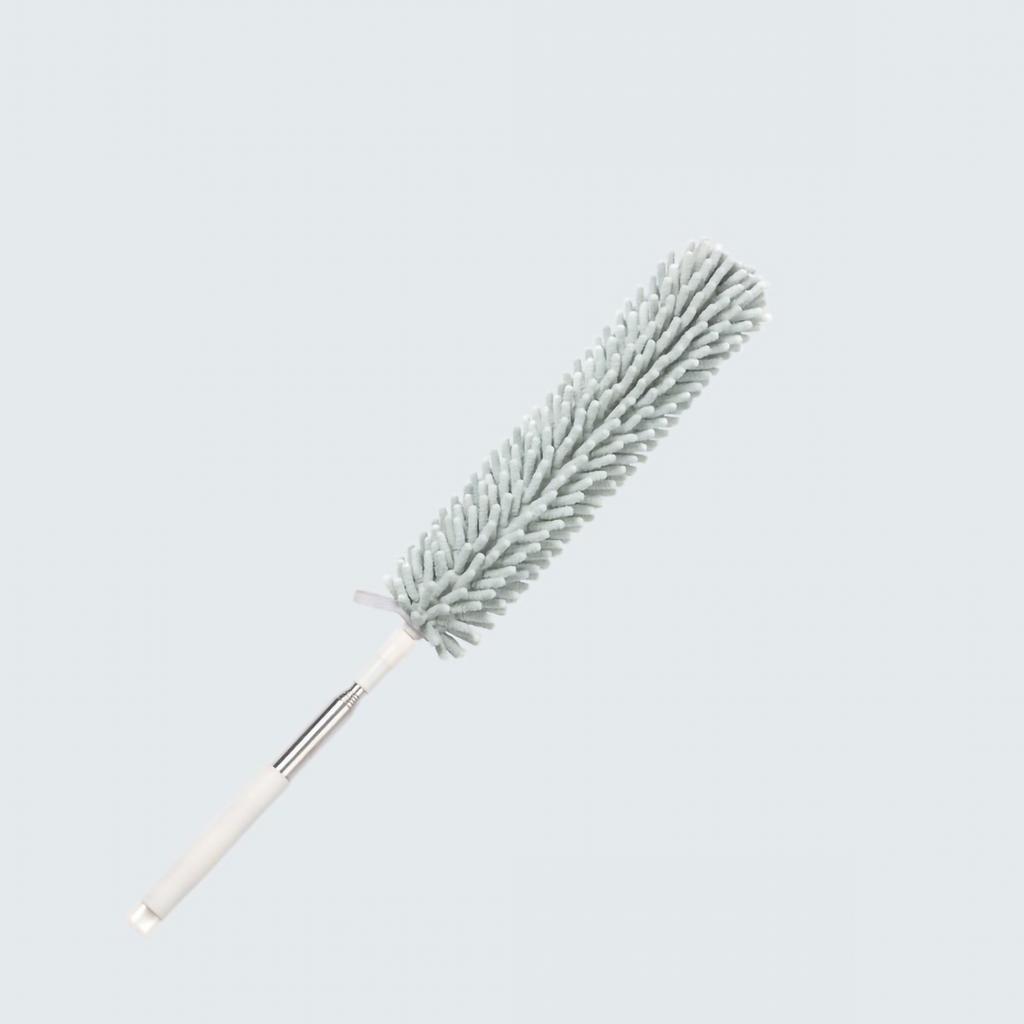 Telescopic Duster Handheld Dust Remover Washable Bendable Head for Household Ceiling Furniture Cleaning Telescopic Duster