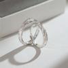 Minimalist Adjustable Couple Rings Men Women Geometric Design Fashion Daily Wear Jewelry