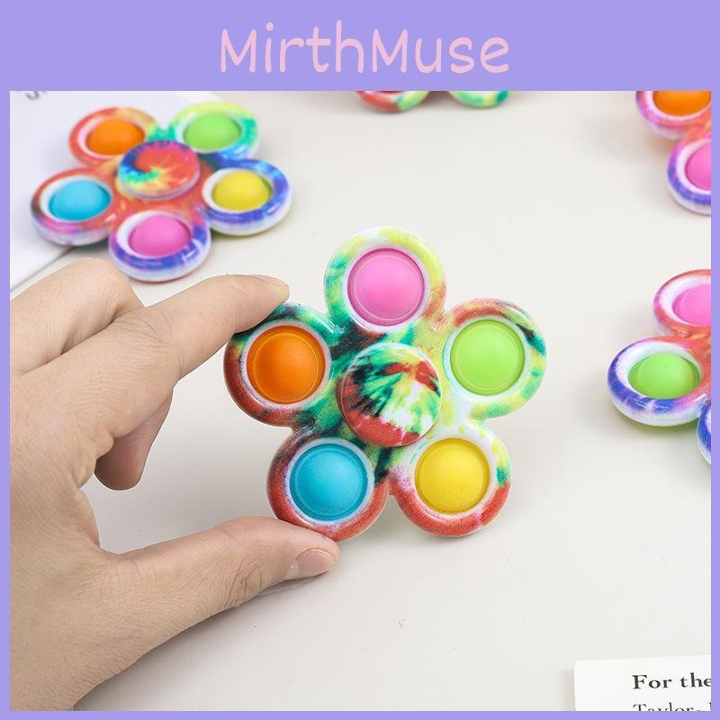 Stressrelief With Spinner Silicone Bubbles For Kids And Office Desk Use