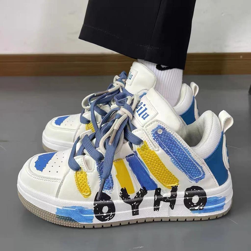 2024 Pops Boty Korean Ins Board Shoes Tenisky s tlustým dnem