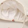 Windproof Newborn Baby Hat Lace Trim Mushroom Lace Hat Baby Earflap Hat  Newborn Photo Shoot Baby