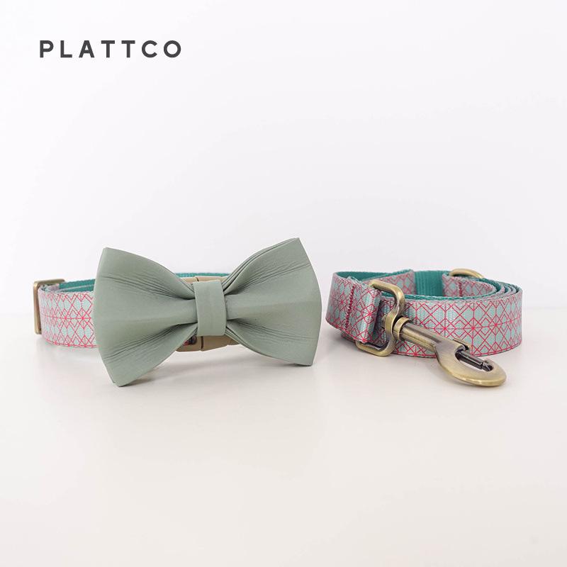 PLATTCO Dog Training Leash & Bowtie Collar Set PDC369 Small