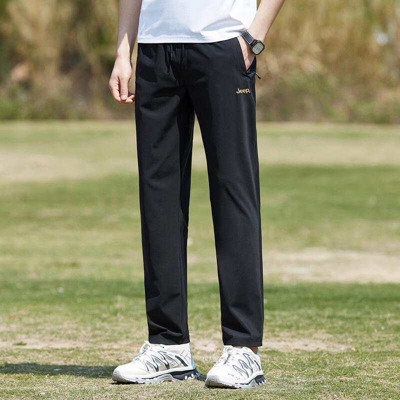 JEEP Men s Stretchy Straight-Leg Sport Pants XL