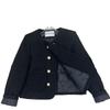 Inner Double Row Button Short Jacket Autumn Winter Elegant Lady Fashion
