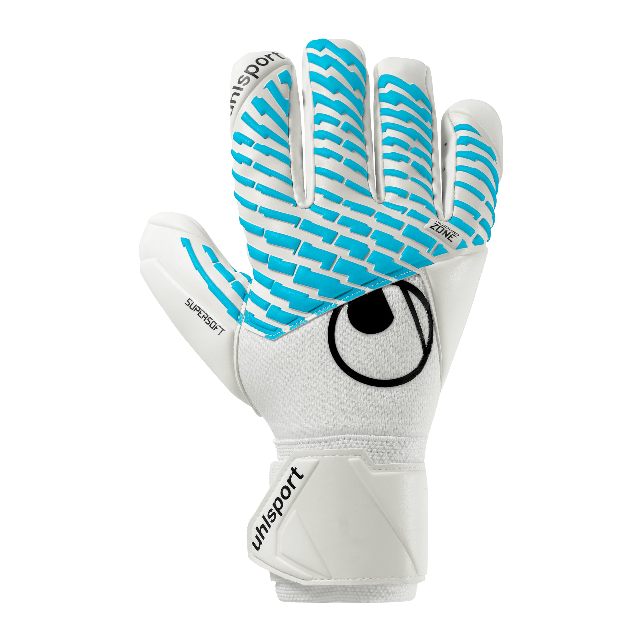 

uhlsport Match Soccer Goalkeeper Cybertech Super Half 1011380 01 4 Gloves, Soft, Negative,