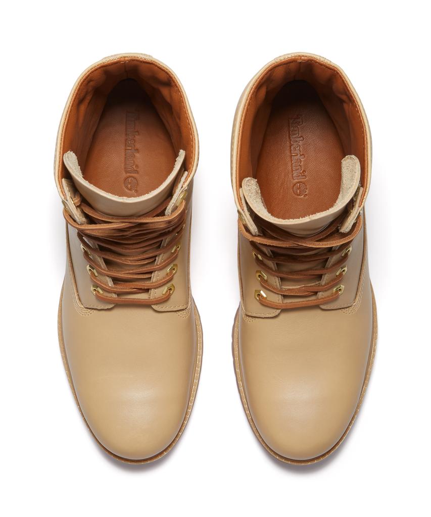 Timberland (Men'S) Premium 8-Inch Lace Waterproof Boots - Medium Beige Full Grain / A6Fq3-En2