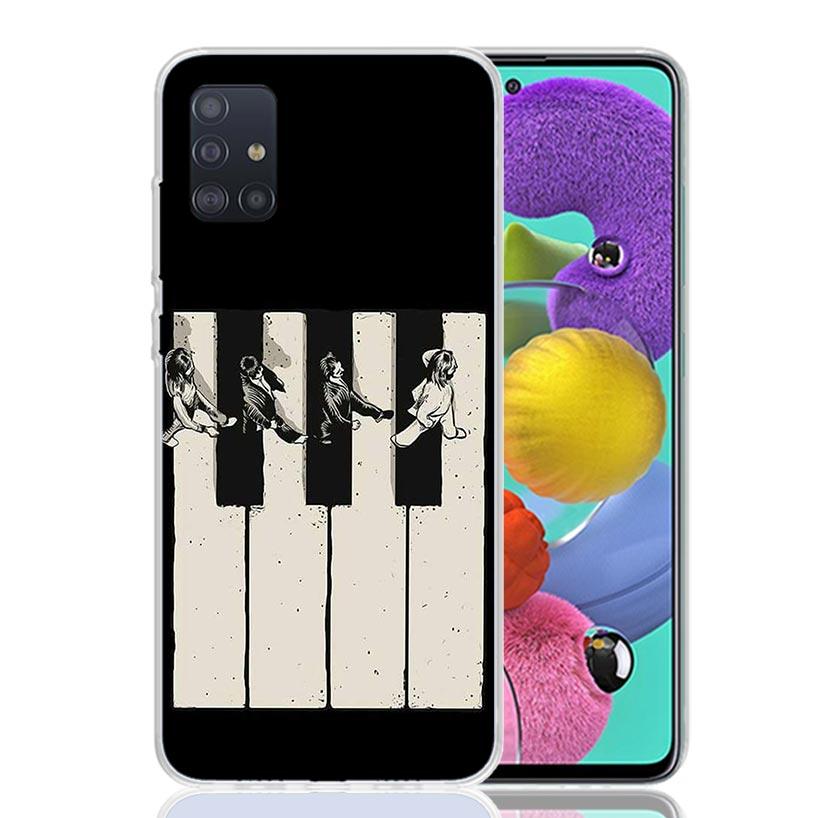 

Music Piano Keyboard Phone Case for Samsung Galaxy A52 A51 A50S A12 A22 A32 A72 A10S A30S A31 A71 Note 20 Ultra 10 Plus S10 Gala Samsung A50S