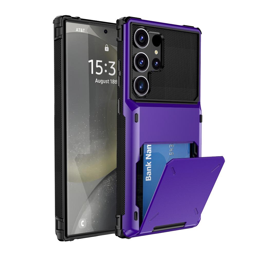 Phone Case for Samsung Galaxy S24 S23 FE S25 S26 Ultra S22 S21 Plus A17 A16 A06 A15 A25 A35 A55 Wallet with Card Holder Cover