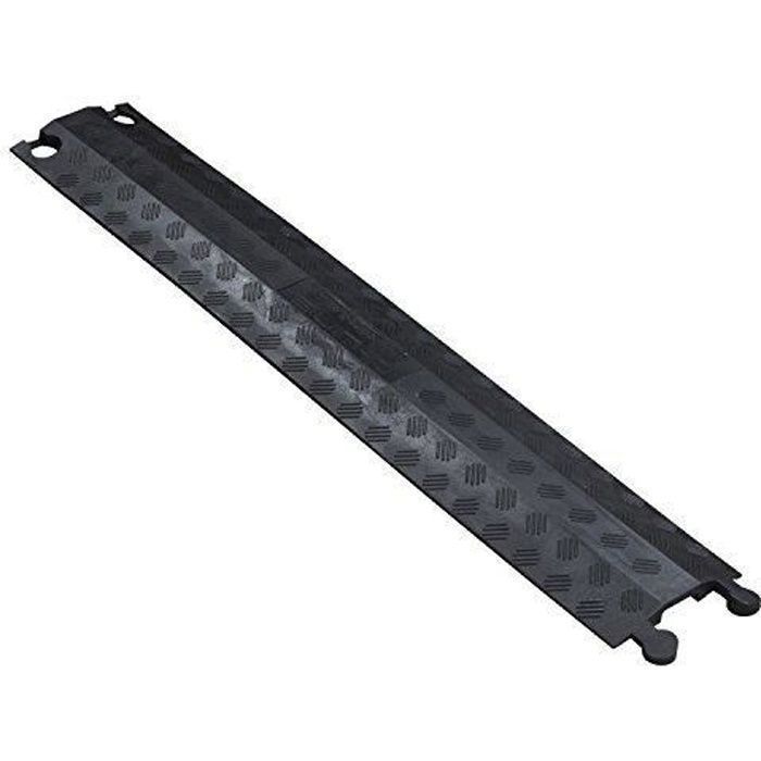 Goulotte Protection - D-Line - DO-1B765 - Couvercle de Câble Robuste - Polyuréthane - Noir