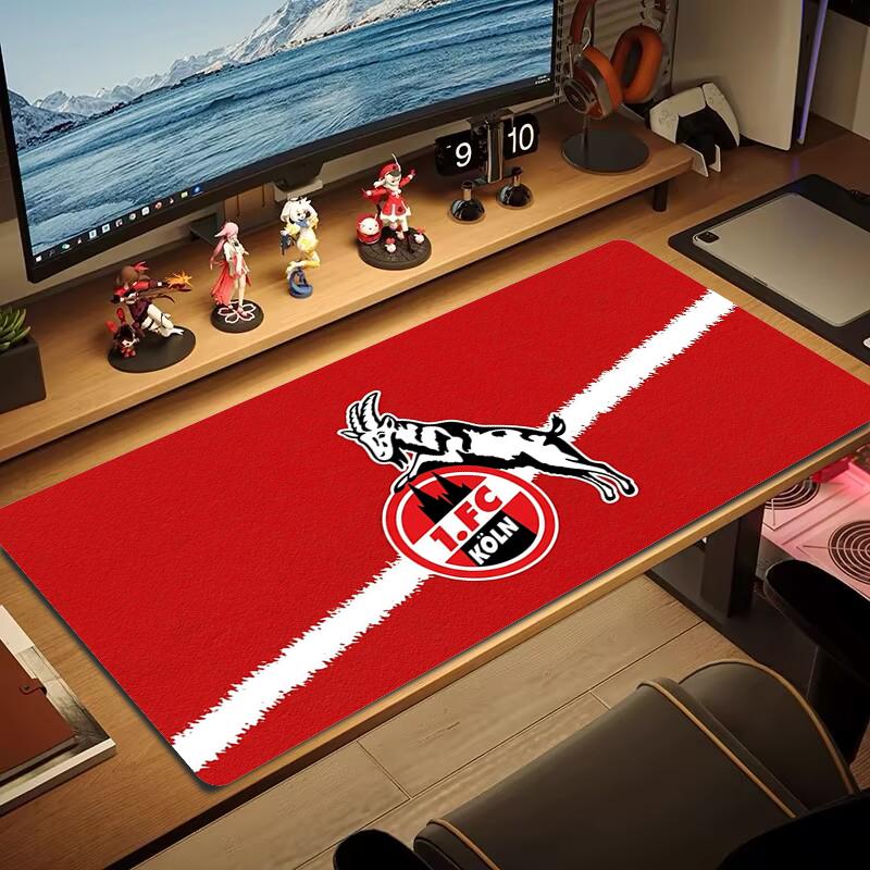 FC KÖLN Tappetino Mouse Grande Cuscino Tavolo da Gioco Antiscivolo Laptop Tablet Mousepad Grande Tappetino XXL Mini PC Tappetino da Gioco Con bordo bloccato_XIA
