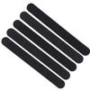 5pcs Sanding Nail File Double Sided Round Head Nail File Salon Nail Art Tool Black