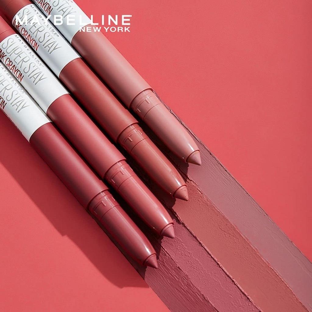Maybelline New York SuperStay Crayon Lipstick Matný finiš Dlouhotrvající Intenzivní barva 1,2g Změna je dobrá