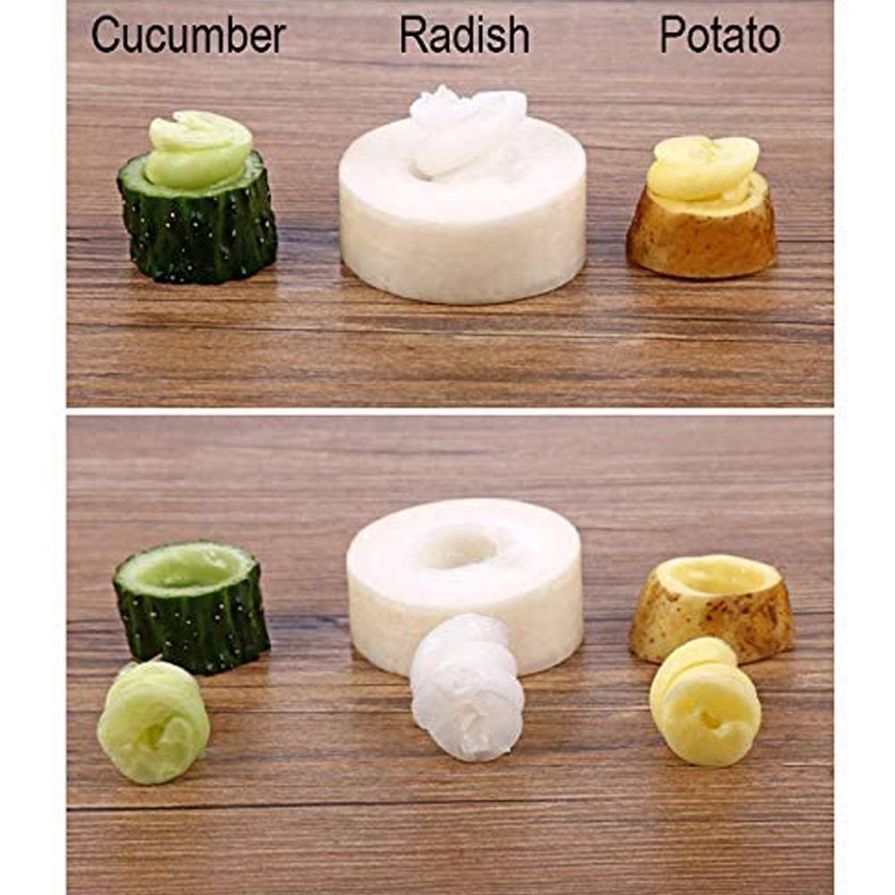 Spiral Knife Manual Vegetables Chopper Spiral Screw Slicer Carrot Potato Cutter Tools Kitchen