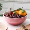 Large Capacity Ceramic Soup  Face Bowl Salad Bowl Le Creuset  Home Use Big Bowl French Style Dinnerware