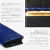 CLW Crocodile Leather Works Crocodile Leather Long Wallet (with Coin Purse) - Indigo Dyed Blue Crocodile Leather - Made in Japan - Men's Wallet -