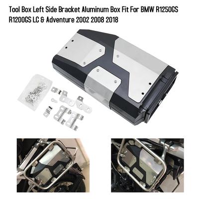 Motorcycle Tool Box Left Side Bracket Aluminum Box Fit For BMW R1250GS