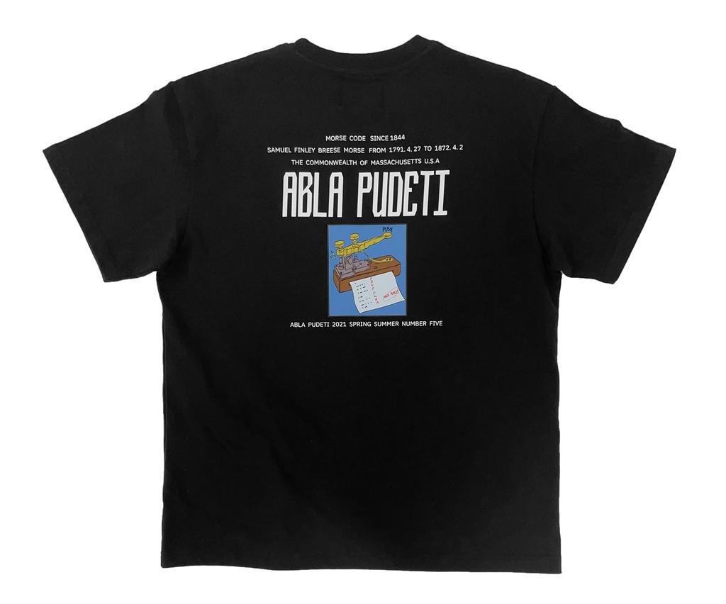 Abeullapudeti Morse Code Short-Sleeve T-Shirt