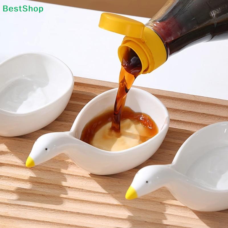 Hot Plastic Sauce Dish With Handle Cute Rabbit Seasoning Dishes Small Sushi Dipping Bowl Kitchen Soy Vinegar Snake Sauce Plate