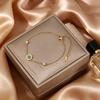 18K Gold Plated Titanium Steel Bracelet - Colorfast, Stylish, and Versatile Stainless Steel Jewelry