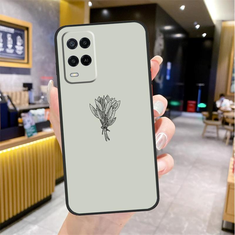 Aesthetics Flower Case For Oppo A5 Pro A15 A17 A57 A77 A60 A80 A40 A18 A38 A58 A78 A98 A96 A76 A16 A94 A74 A54