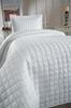 Estiva Queen Size Microcotton Bedspread 180x240 cm  Cream Color
