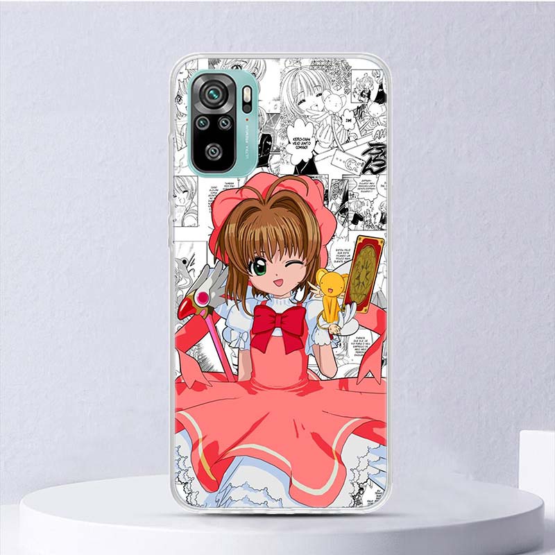 CardCaptor Sakura Anime Soft Case For Xiaomi Redmi Note 14 13 12S 11S 10S 12 Pro Plus Phone Cover 11 10 11E 11T Note14 Shell Coq
