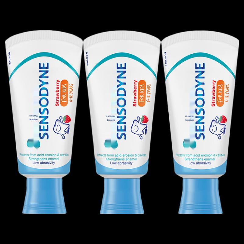 Sensodyne ProNamel Kids Strawberry Toothpaste (3 x 65g)