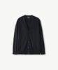Stco [Black Label] Washable Y-Neck Cardigan Black (Basic Fit)_Skgvz91Nsb