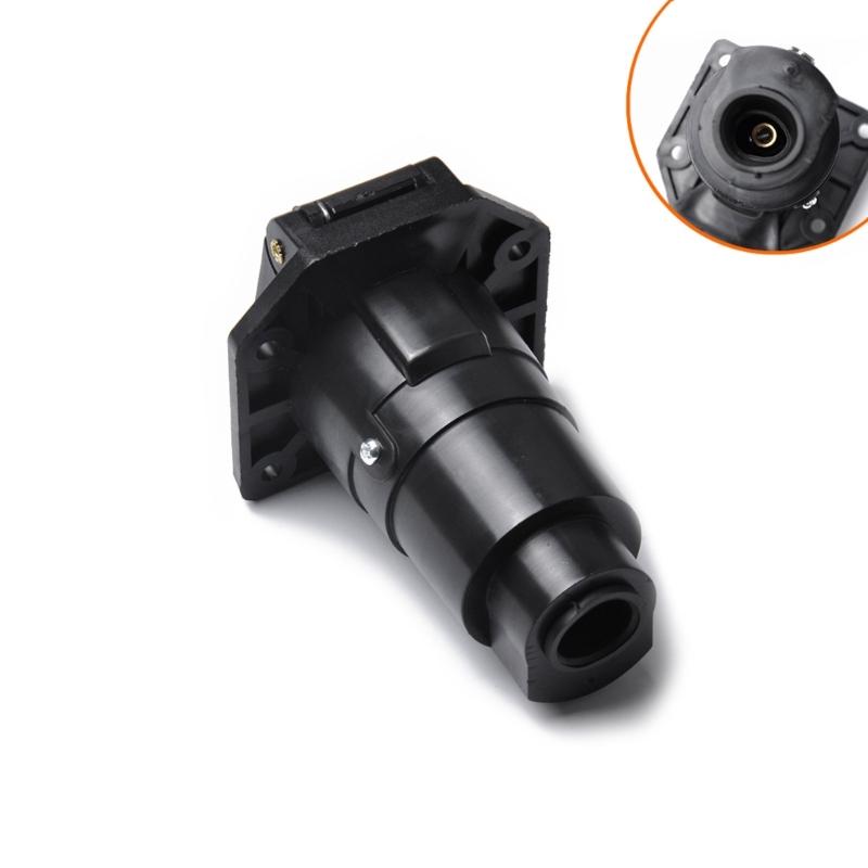 7Pin Plug Adapter Trailer Connector 12V Towbar Towing Waterproof Plugs Socket