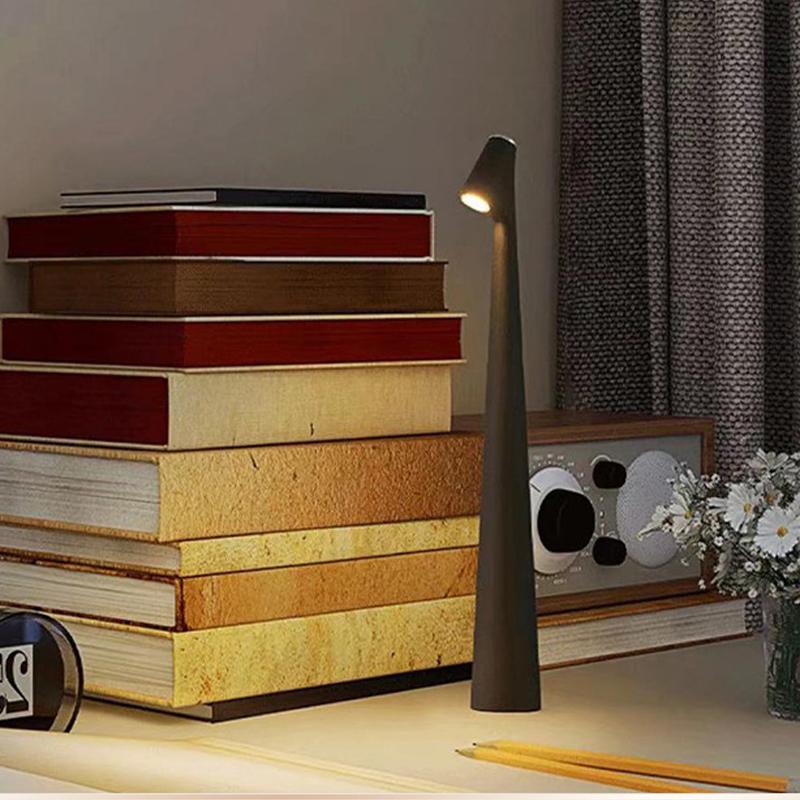Modern AluminumTable Lamp Hotel Decorated Simple Led Desk Lamp Dimmable Rechargeable Reading LivingRoom Bedroom Lighting Fixture