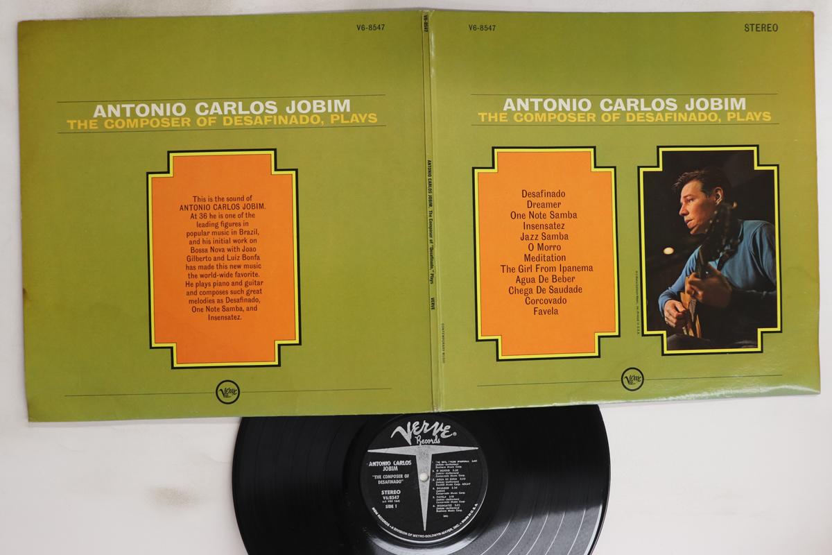 

LP Record ANTONIO CARLOS JOBIM - Composer Of Desafinado V68547 VERVE 1963 US Latin Used