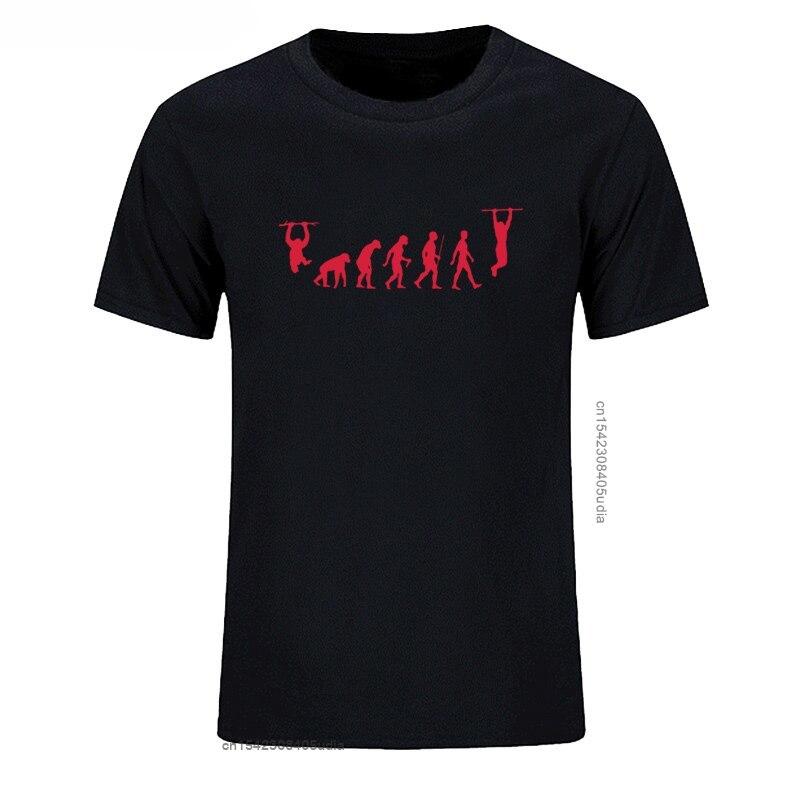 Evolution des Calisthenics Herren T-Shirt Mode Rundhals Hip-Hop Sommer Harajuku Baumwolle T-Shirt Druck T-Shirt Camisa Streetwear