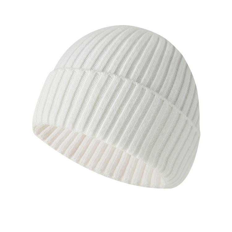 Thickened Knitted Hat Autumn and Winter Warm Wool Hat Outdoor Sports Cycling Hat Cold Hat