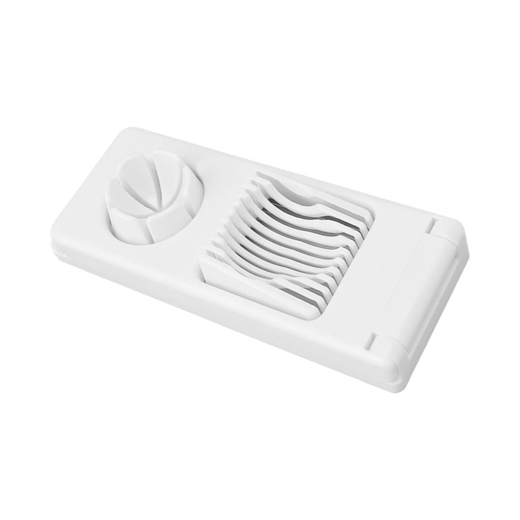 2 In 1 Egg Cutter Multipurpose Stainless Steel Wire Manual Boiled Egg Cutter for Strawberry Soft Fruit Tomato Sausage